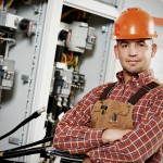Residential Electrician at Work in Calgary