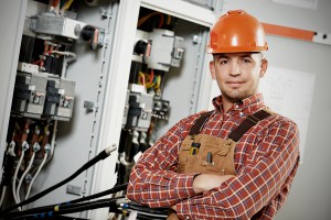 Residential Electrician at Work in Calgary